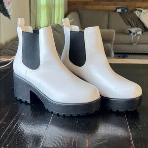 Nasty Gal Monochrome Ankle Booties